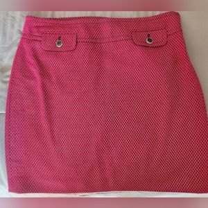 Ann Taylor Loft Red Skirt